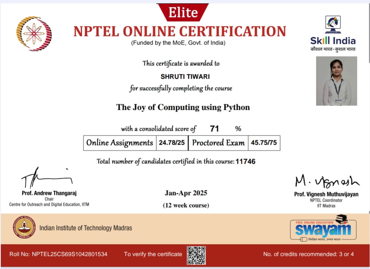 Certificate 1